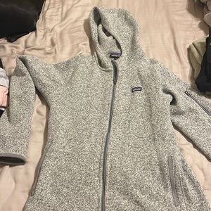 Aragon is full zip with hood